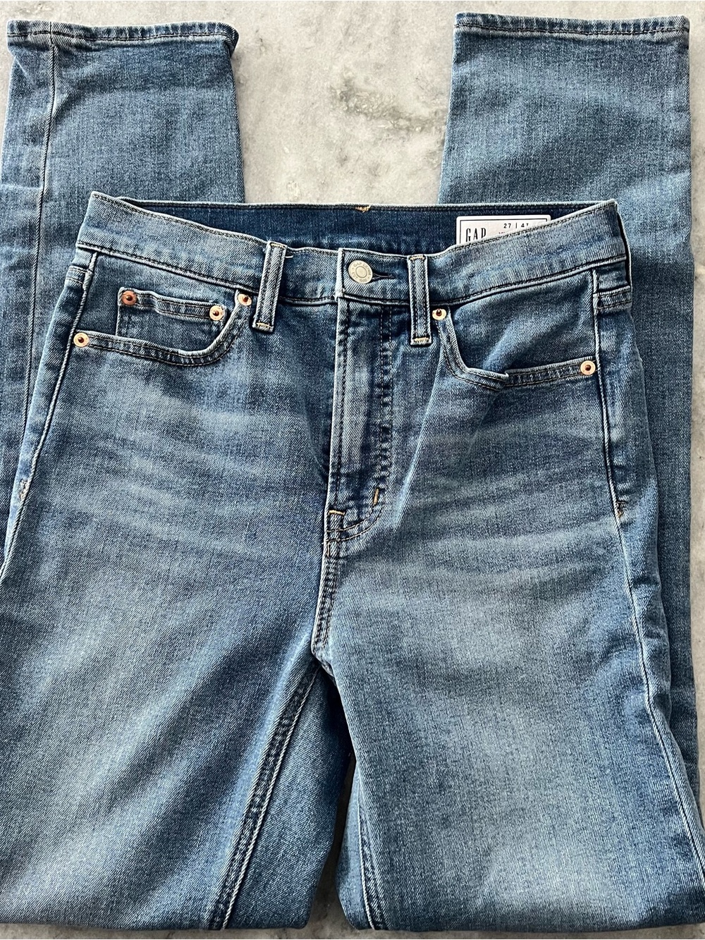 GAP Vintage Slim High Rise Jeans (Tall)